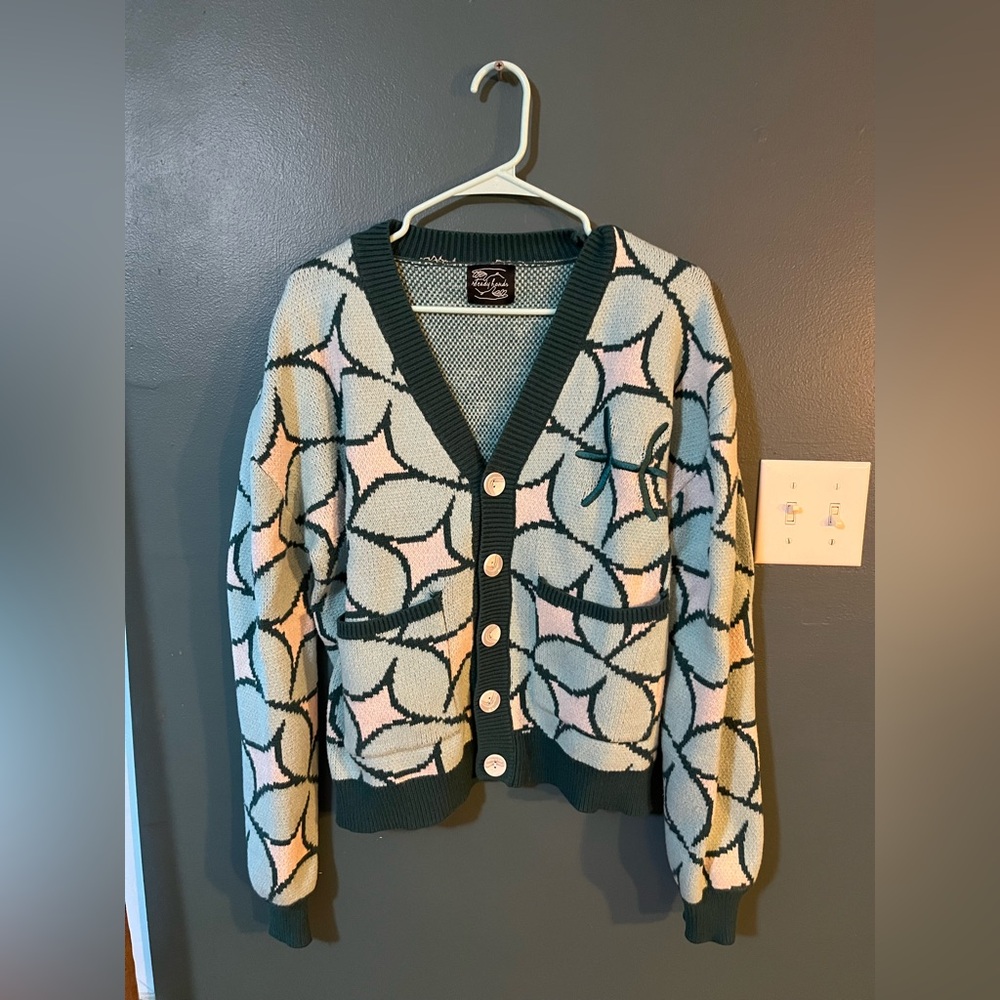 Steady Hands Pisces Zodiac Cardigan Sweater in a Size XSmall